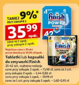 Auchan Tabletki do zmywarek Finish Ultimate Plus oferta