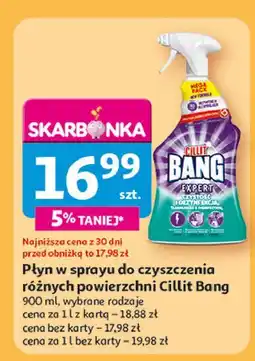 Auchan Spray do czyszczenia czystość i dezynfekcja Cillit Bang Power Cleaner oferta