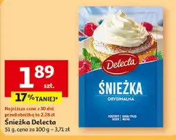 Auchan Śnieżka oryginalna Delecta oferta