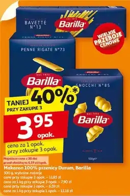 Auchan Makaron gnocchi Barilla oferta