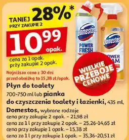 Auchan Spray do czyszczenia citrus blast Domestos Power Foam oferta