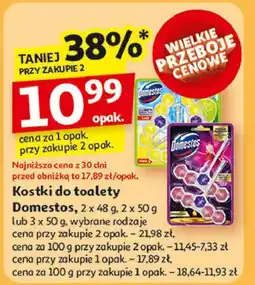 Auchan Kostka do wc hibiscus charm Domestos Aroma Lux oferta