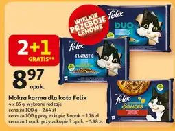 Auchan Karma dla kota wiejskie smaki Purina Felix Sensations Sauces oferta