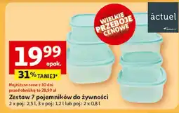 Auchan Pojemniki do żywności Actuel oferta