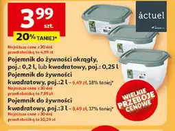Auchan Pojemnik na żywność 3 l Actuel oferta