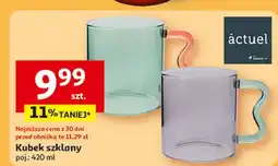 Auchan Kubek szklany 420 ml Actuel oferta