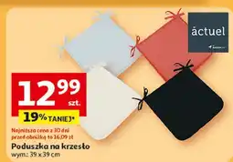 Auchan Poduszka na krzesło 39 x cm Actuel oferta