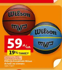 Auchan Piłka do koszykówki mvp Wilson oferta