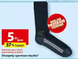 Auchan Skarpety sportowe męskie oferta