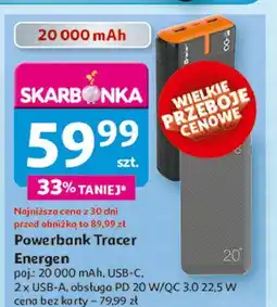 Auchan Powerbank energen 20000 mah Tracer oferta