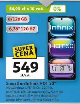 Auchan Smartfon hot 50 Infinix oferta