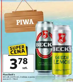 Auchan Piwo Beck's Green Lemon oferta