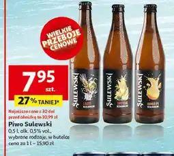 Auchan Piwo Browar Sulewski Mango oferta