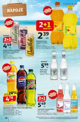 Auchan Napój lemon Auchan Różnorodne (Logo Czerwone) oferta