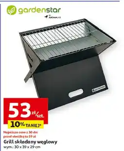 Auchan Grill składany 30 x 39 29 cm Garden Star oferta