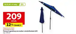 Auchan Parasol ogrodowy z oświetleniem led śr. 270 cm oferta