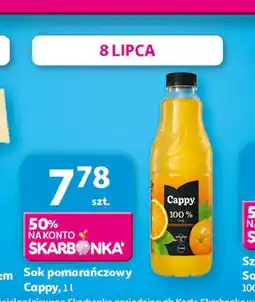 Auchan Sok pomarańczowy Cappy oferta