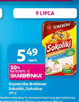 Auchan Szyneczka drobiowa Sokołów Sokoliki oferta