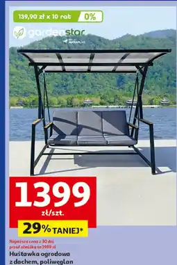 Auchan Huśtawka ogrodowa z dachem Garden Star oferta