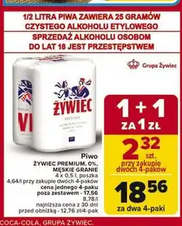 Carrefour Piwo Żywiec Jasne Pełne oferta