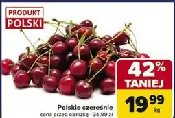 Carrefour Czereśnie polska oferta