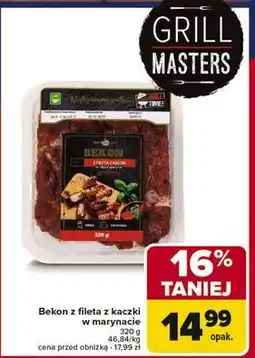 Carrefour Bekon z fileta kaczki w marynacie Ami oferta