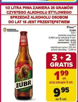 Carrefour Piwo Żubr 1768 oferta