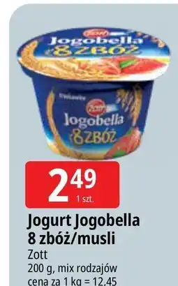 E.Leclerc Jogurt brzoskwinia Zott Jogobella 8 Zbóż oferta