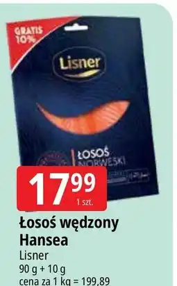 E.Leclerc Łosoś norweski wędzony plastrowany Lisner oferta