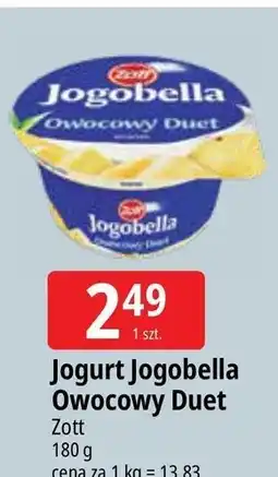 E.Leclerc Jogurt ananas Zott Jogobella Owocowy Duet oferta