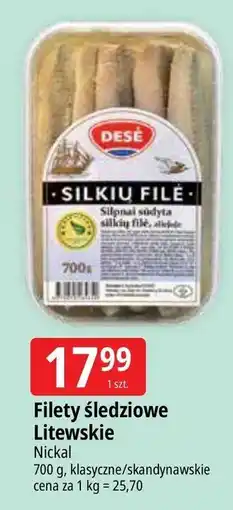 E.Leclerc Filety śledziowe w oleju skandynawskim Dese oferta