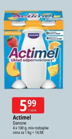 E.Leclerc Jogurt wieloowocowy Danone Actimel oferta
