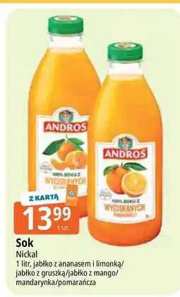 E.Leclerc Sok pomarańczowy Andros oferta