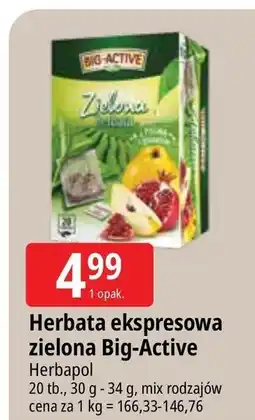 E.Leclerc Herbata z pigwą i granatem Big-Active Zielona oferta