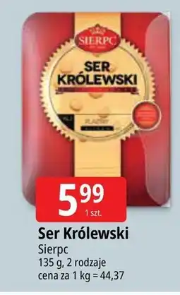 E.Leclerc Ser zółty królewski plastry Sierpc oferta