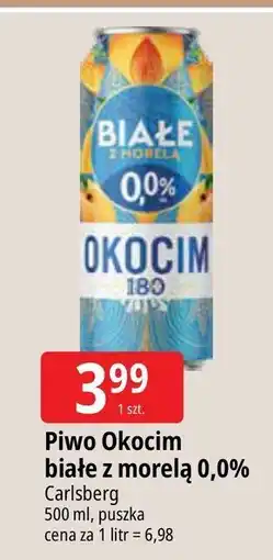 E.Leclerc Piwo Okocim Białe Z Morelą 0.0% oferta