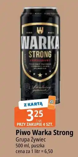 E.Leclerc Piwo Warka Strong oferta
