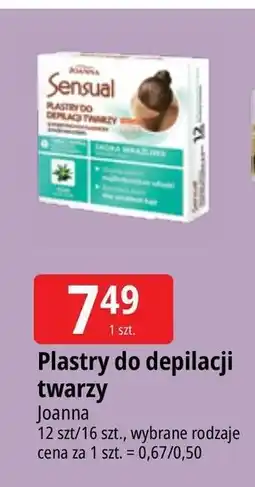 E.Leclerc Plastry do depilacji twarzy włosów mocnych Joanna Sensual oferta