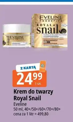 E.Leclerc Krem do twarzy 80+ Eveline Royal Snail oferta