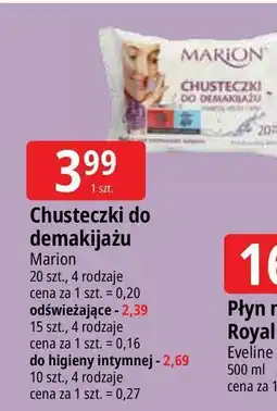 E.Leclerc Chusteczki do higieny intymnej Marion oferta