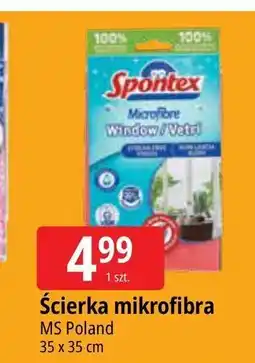 E.Leclerc Ściereczka z mikrofibry do okien Spontex oferta