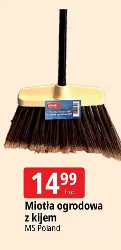 E.Leclerc Miotła ogrodowa z kijem oferta