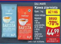 ALDI Kawa ziarnista 1 kg Dallmayr oferta