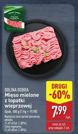 ALDI Mięso mielone z łopatki wieprzowej, 1 opak. Dolina Dobra oferta