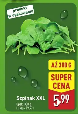 ALDI Szpinak XXL, 1 opak. Aldi oferta