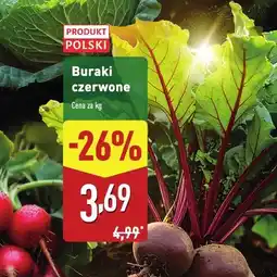 ALDI Buraki czerwone polskie 1 kg Aldi oferta