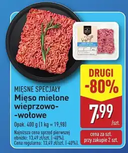 ALDI Mięso mielone wieprzowo-wołowe, 1 opak. Mięsne Specjały oferta