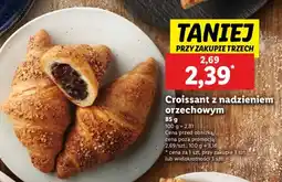 Lidl Croissant z nadzieniem orzechowym Lidl oferta