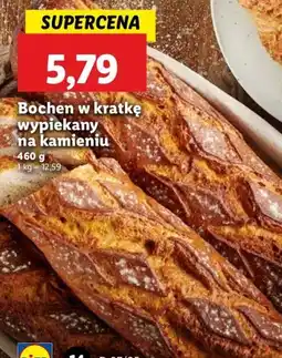 Lidl Bochen w kratkę wypiękany na kamieniu Lidl oferta