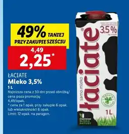 Lidl Mleko Łaciate 3.5% oferta